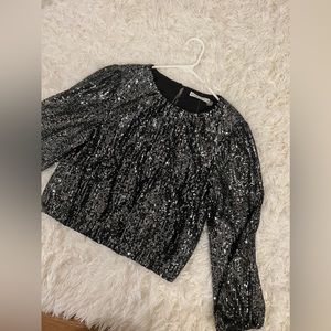 Authentic Alice & Olivia Sequin Shirt